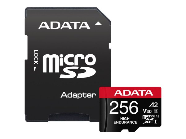 ADATA AUSDX256GUI3V30SHA2-RA1 - 256 GB - MicroSDXC - Classe 10 - UHS-I - 100 MB/s - 80 MB/s