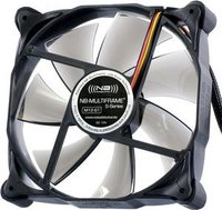 Blacknoise Multiframe M12-2 - Ventilatore - 12 cm - 1250 Giri/min - 19 dB - 87 m³/h - Nero