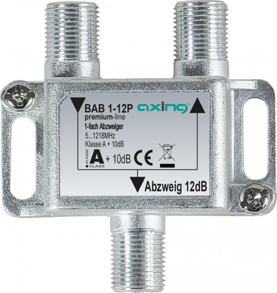 Axing Bab 1 – 12P Splitter a 1 Vie 12dB TV via cavo CATV Multi Media DVB-T2 classe A + DB