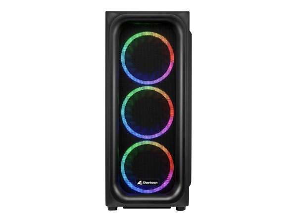 Sharkoon TK5M RGB ATX - Desktop - PC - Nero - ATX - micro ATX - Mini-ITX - Metallo - Plastica - Vetr