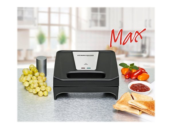 ROMMELSBACHER Multi Toast & Grill SWG 700 3-in-1 Max schwarz/edelstahl