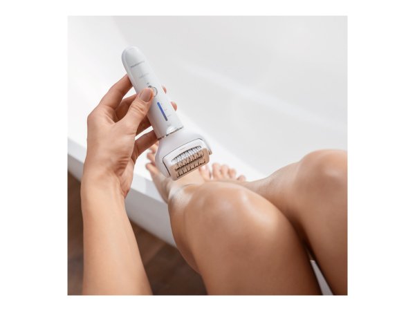 Panasonic Epilatore WET&DRY Kit 2 testine ES-EY31 - Bianco - 60 pinzette - 69 mm - 49 mm - 165 mm -