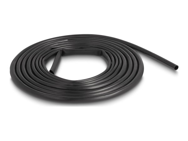 Delock Manicotto isolante in PVC 3 m x 6 mm nero - Nero - PVC - -40 - 105 °C - 1 pz - 6 mm - 3000 mm