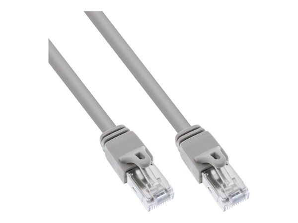 InLine Cavo Rete Lan - S/FTP (PiMf) - Cat.6 Certificato - 250Mhz - grigio - 0,3m - CU