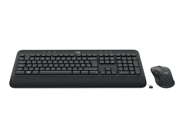 Logitech 920-008923 - Full-size (100%) - Wireless - RF Wireless - QWERTY - Nero - Mouse incluso