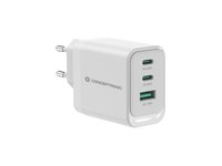 Conceptronic ALTHEA21W65 3-Port 65W GaN USB-PD-Ladegerät USB-C x 2 USB-A 1...