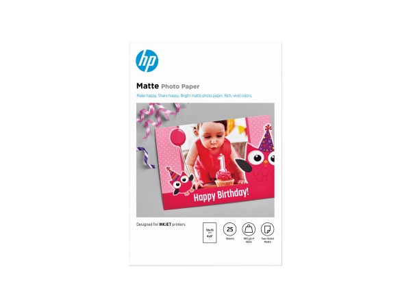 HP Fotopapier Matt 8.8 mil - Photo paper - 180 g/m²