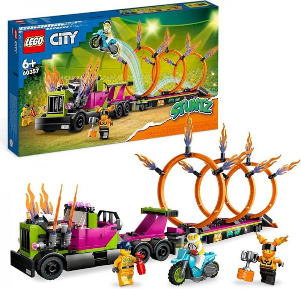 LEGO City Stunttruck m. Feuerreifen-Chal 60357