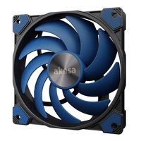 Akasa ALUCIA SC - Ventilatore - 12 cm - 16 dB - 33,1 dB - 56,3 pdc/min - Nero - Blu