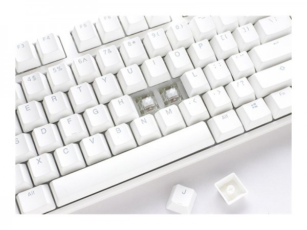 Ducky One 3 Classic Pure White - Full-size (100%) - Cablato - USB - Interruttore a chiave meccanica