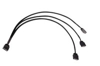 Alphacool 18708 - Cavo splitter RGB - Plastica - Nero - 3-pin - 300 mm - 1 pz