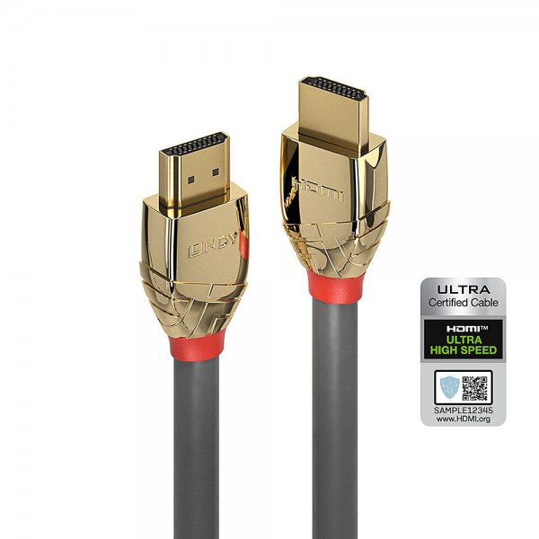 Lindy Hdmi Kabel Ultra High Speed Gold Line - Cavo - Digitale/display/video