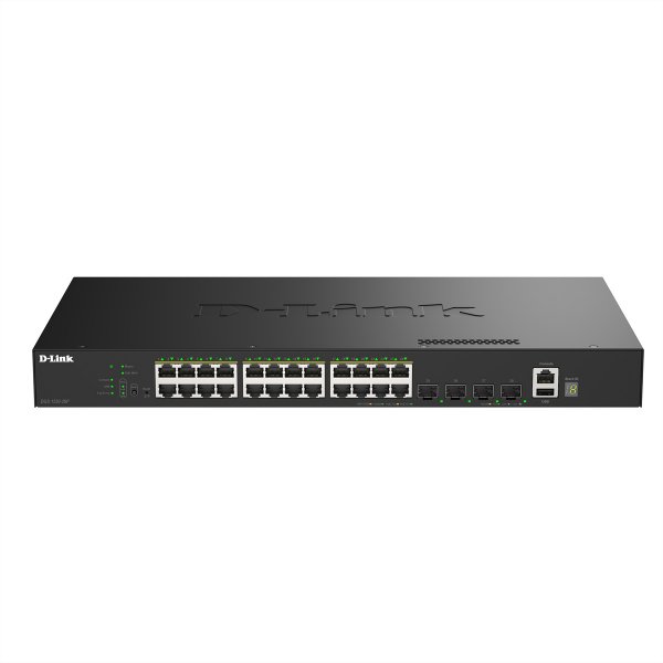 D-Link Switch DGS-1530-28P E DGS153028P DGS-1530-28P/E - Interruttore - Vetroresina (lwl)