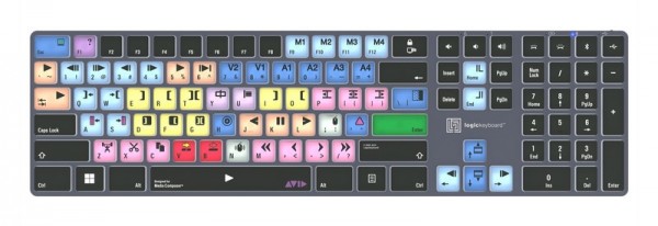 Logickeyboard Avid Media Composer Titan DE PC - Tastiera - QWERTZ
