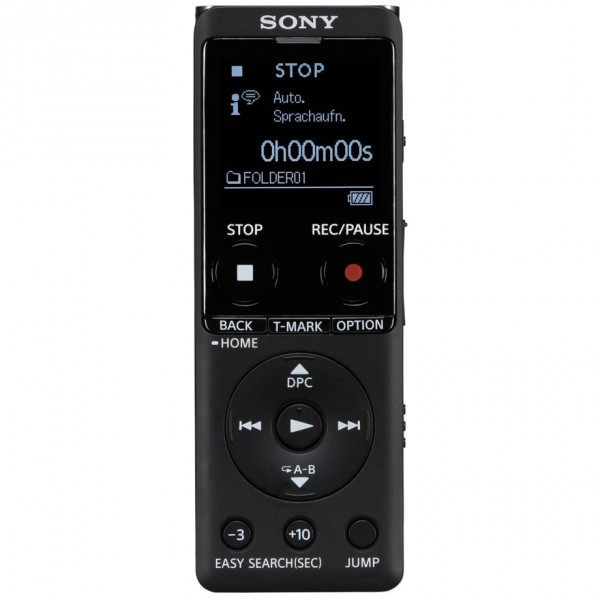 Sony ICD-UX570 - 159 h - AAC - LPCM - MP3 - WMA - 48 - 192 Kbit/s - OLED - USB - USB tipo A