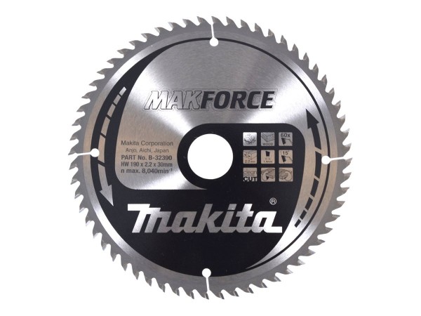 Makita B-32390 - Legno - 19 cm - 3 cm - 8040 Giri/min - 2,2 mm - Makita