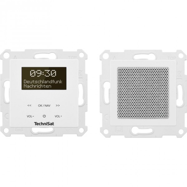 TechniSat DIGITRADIO UP 55 - A muro - Analogico e digitale - DAB+ - FM - 87,5 - 108 MHz - 174 - 240