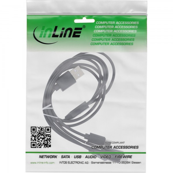 InLine Cavo di ricarica a Y USB 4in1 - da 1x spina USB-A a 4x spina USB-C - 1m
