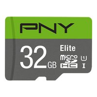 PNY Elite - 32 GB - MicroSDHC - Classe 10 - UHS-I - 100 MB/s - Class 1 (U1)