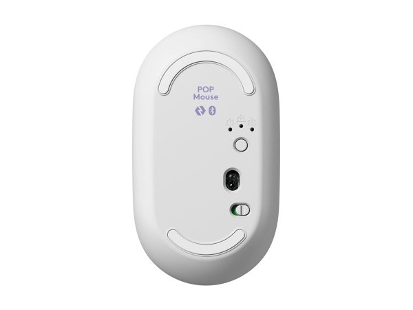 Logitech Pop Mouse with emoji - Lilac - Mouse - 1000 dpi
