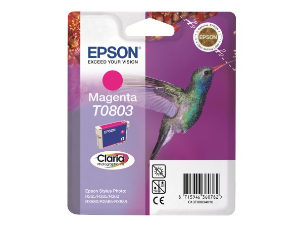Epson Tintenpatrone magenta T 080 0803 - Originale - Cartuccia di inchiostro