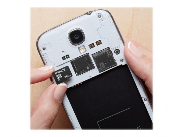 PNY Performance Plus - 16 GB - MicroSDHC - Classe 10 - Nero