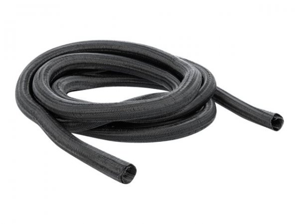 Delock Manicotto intrecciato con chiusura automatica 10 m x 16 mm nero - Guaina intrecciata - Polies