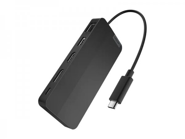 Lenovo D Usb-C Dual Display Travel Dock with Adapter