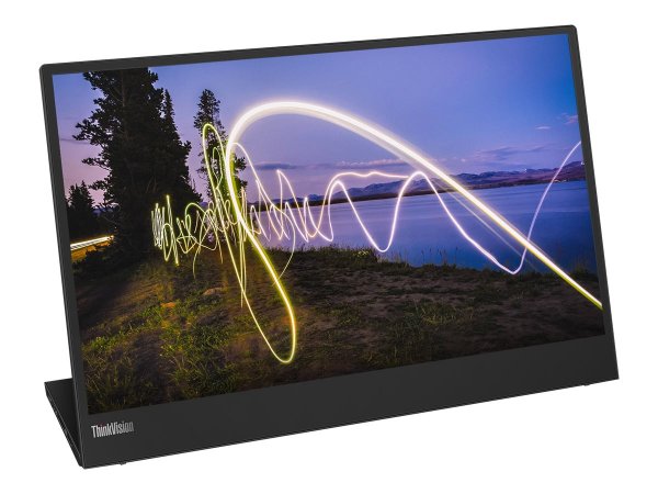 Lenovo ThinkVision M15 - 39,6 cm (15.6") - 1920 x 1080 Pixel - Full HD - LED - 14 ms - Nero