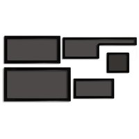 DEMCiflex 0677 - Dust filter - Black - CaseLabs Bullet BH7 - 5 pc(s)