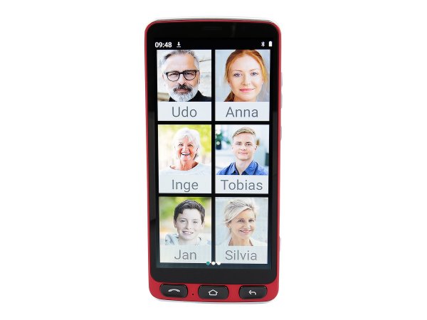 Olympia Neo - 14 cm (5.5") - 2 GB - 16 GB - 8 MP - Android 10 - Nero - Rosso