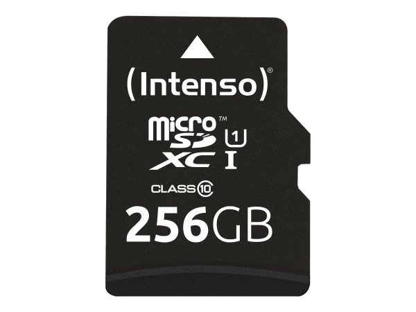 Intenso MicroSD Premium 256GB - 256 GB - MicroSD - Classe 10 - UHS-I - 90 MB/s - Class 1 (U1)