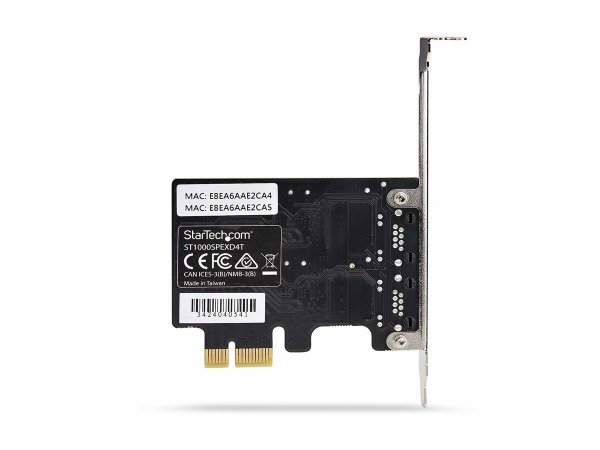 StarTech.com 2-Port PCIe Network Card TAA - Nic - PCI-Express