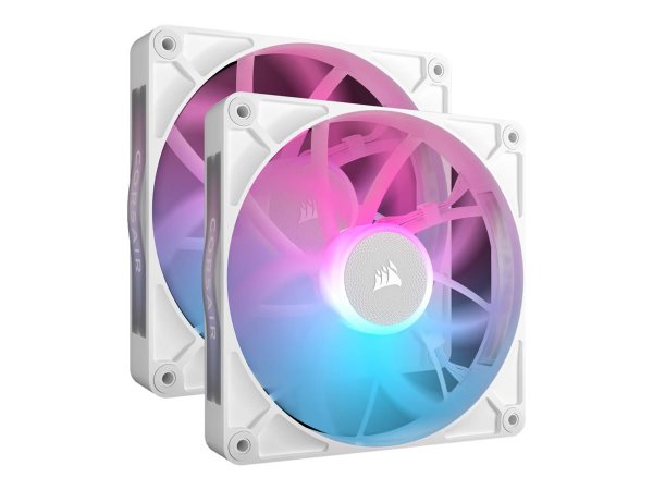 Corsair Lüfter 140*140*25 RX140 RGB iCUE Link White Dual - Case fan - 36 dB