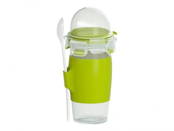 EMSA CLIP & GO - Contenitore per il pranzo - Adulto - Verde - Trasparente - Plastica - Monocromatico