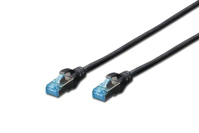 DIGITUS Cavo patch SF/UTP CAT 5e - 5 m - Cat5e - SF/UTP (S-FTP) - Nero