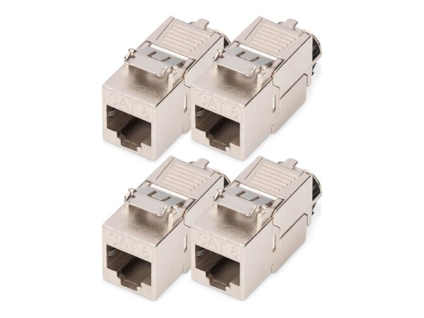 DIGITUS Keystone Modul werkzeugfrei. Montageschluss 4 Stk. - Cavo - Rete