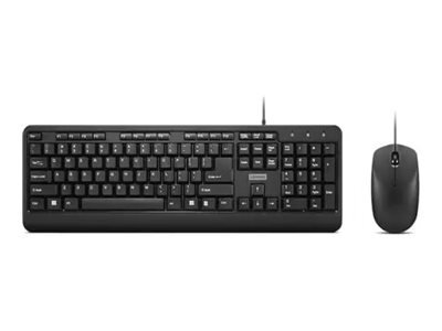 Lenovo 160 Keyboard Mouse Included Home/Office Usb Us English - Tastiera - 1600 dpi