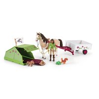 Schleich HORSE CLUB 42533 - Azione/Avventura - Camping - Horses - 5 anno/i - Multicolore - Plastica