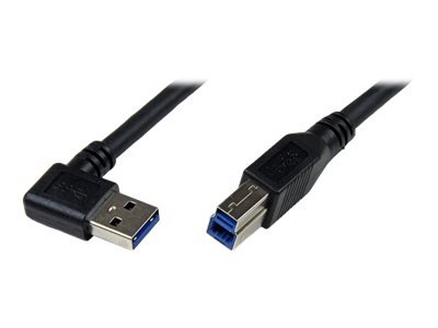 StarTech.com Cavo USB 3.0 SuperSpeed da 1 m nero - Angolare destro A a B - M/M - 1 m - USB A - Micro