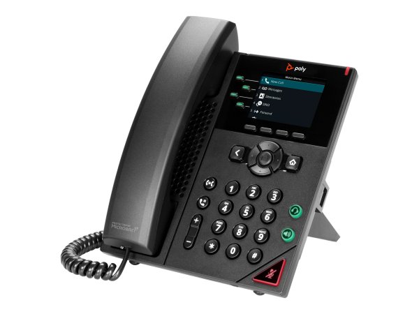 Poly Telefono IP OBi VVX 250 a 4 linee abilitato per PoE - IP Phone - Nero - Cornetta cablata - 4 li