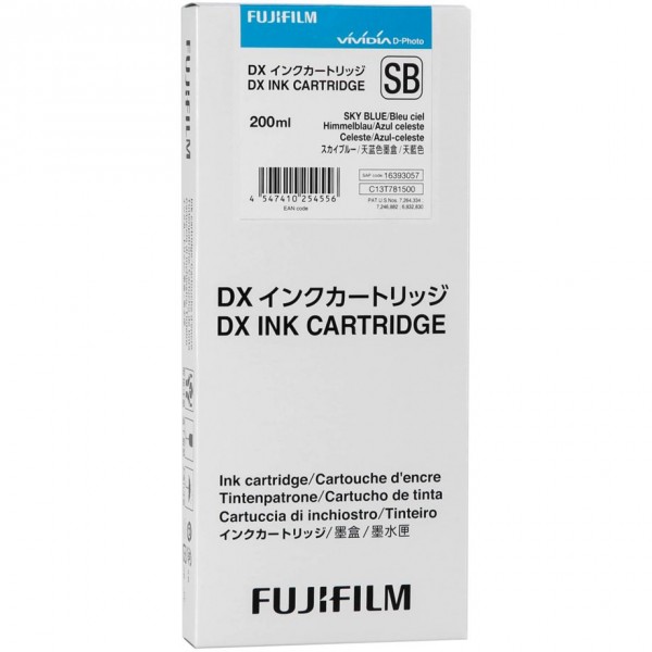 Fujifilm film DX Ink Cartridge skyblue 70100111586 - Cartuccia di inchiostro - Ciano