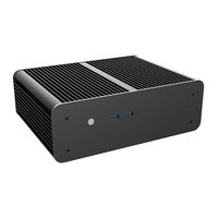 Akasa Euler MX Plus Aluminium-Gehäuse - Mini-ITX schwarz - Gehäuse - Midi/minitower - Mini-ITX