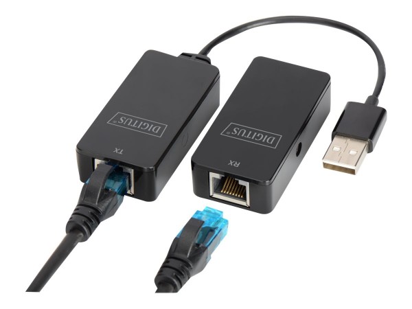 DIGITUS Prolunga USB - USB 2.0 - 200 mm - 105 mm - 220 mm - 37 mm - 5 - 45 °C - 0 - 45 °C