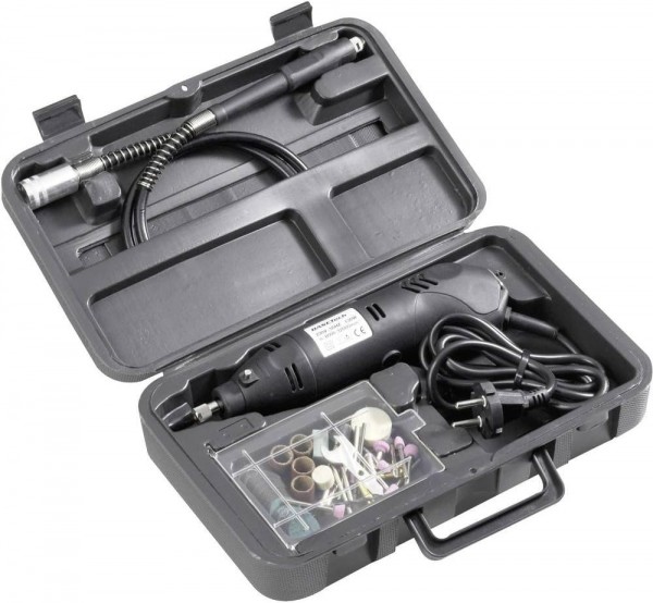 Basetech 814677 Multiutensile elettrico incl. accessori, incl. valigia 86 parti 130 W