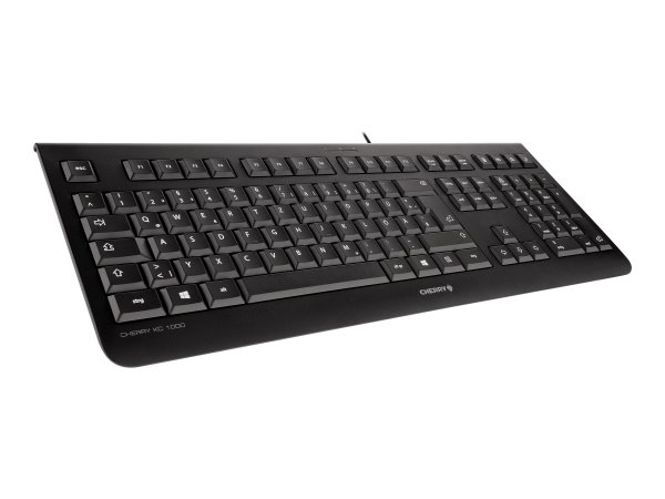 Cherry KC 1000 - Standard - Cablato - USB - QWERTY - Nero