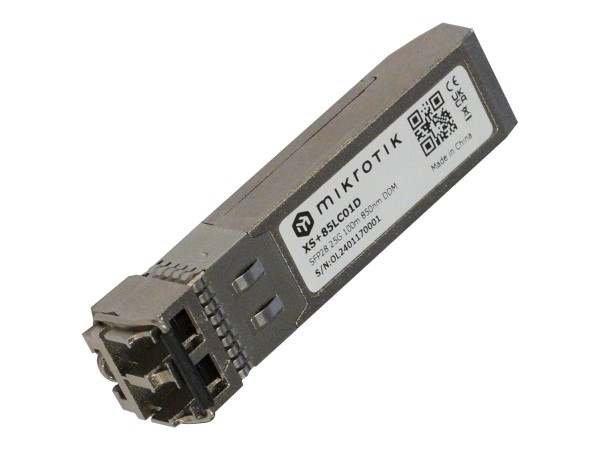MikroTik XS+85LC01D SFP28 module 10/25G Multi Mode 100m 850nm - Ricetrasmittente - Vetroresina (lwl)