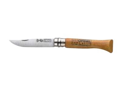 Opinel Taschenmesser No. 07 Carbonklinge mit Holzgriff