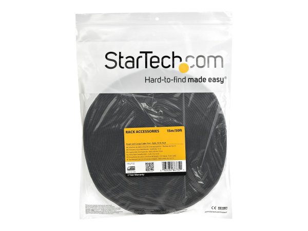 StarTech.com Hook-and-Loop Cable Ties - 50 ft. Roll