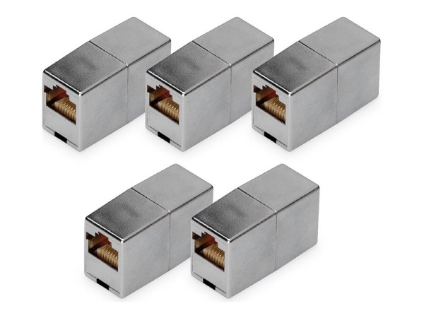 DIGITUS Cat 5e Klasse D RJ45 Modular Kupplung - 5 Stk. - Cavo - Rete